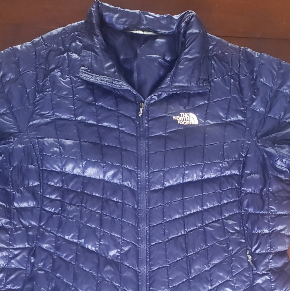 North Face Navy puffer 2XL